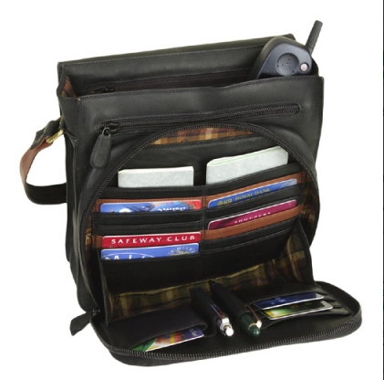 Derek Alexander NS Full Flap Front Zip Organizer