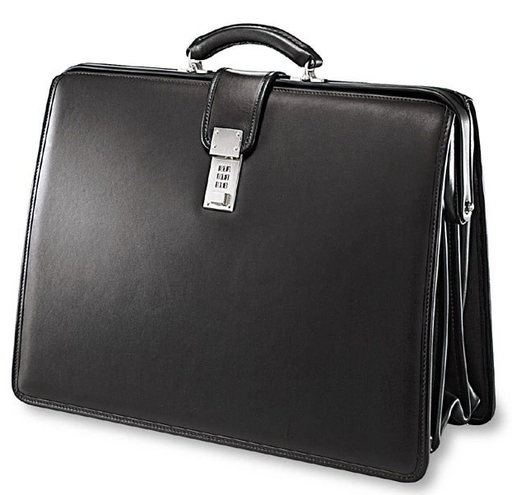 Jack Georges Classic Brief Bag Platinum Special Edition