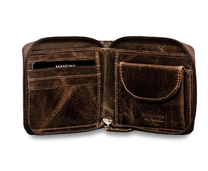 Mancini Zippered Wallet